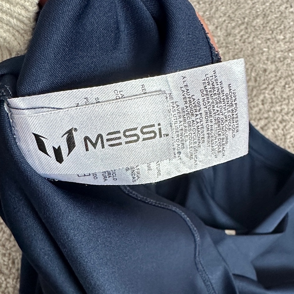 Kids Blue Graphic Soccer T-Shirt - Picture 4 of 6